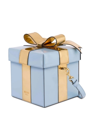 Moschino bow-detail shoulder bag - Blue