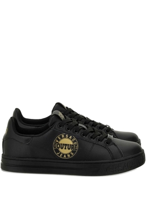 Versace Jeans Couture logo-plaque sneakers - Black