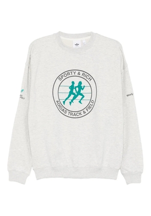 adidas x Sporty & Rich logo sweatshirt - Grey