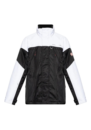 Casablanca panelled zip-up jacket - Black