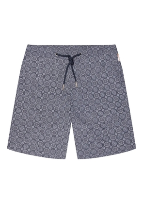 Orlebar Brown Dane patterned swim shorts - White
