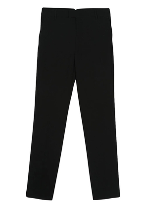 AMI Paris crepe tapered-leg trousers - Black