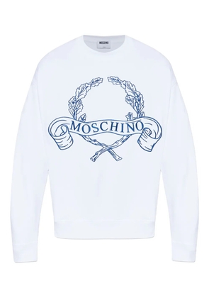 Moschino embroidered sweatshirt - White