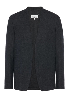 Maison Margiela four-stitch collarless blazer - Grey