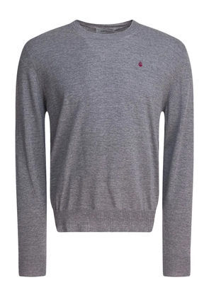 Alexander McQueen inverted-skull wool sweater - Grey