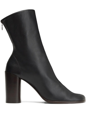 LEMAIRE 80mm Anatomic zip-detail block-heel boots - Brown
