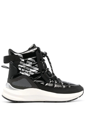 Ea7 Emporio Armani Mountain quilted high-top sneakers - Black