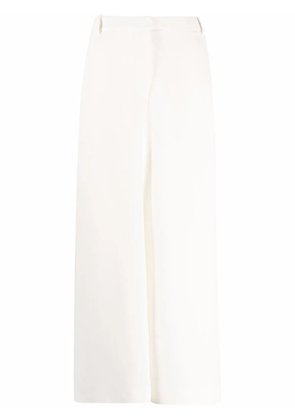Valentino Garavani cropped wide-leg trousers - White