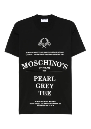 Moschino logo-print T-shirt - Black