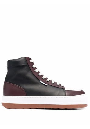 Sunnei chunky-sole high top sneakers - Black