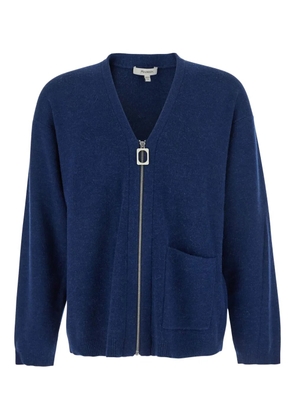 JW Anderson V-neck zip-up cardigan - Blue