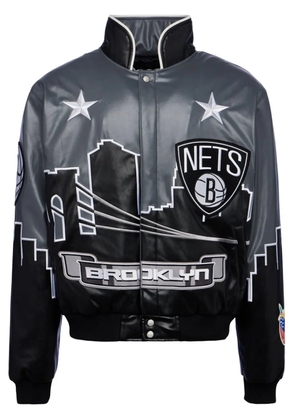 Jeff Hamilton x Brooklyn Nets Skyline jacket - Black