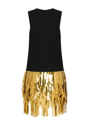 Moschino fringed mini dress - Black