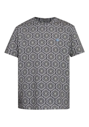 ETRO patterned short-sleeve T-shirt - Blue