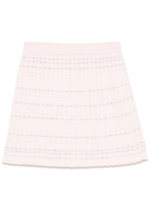 Thom Browne tweed jacquard mini skirt - Pink