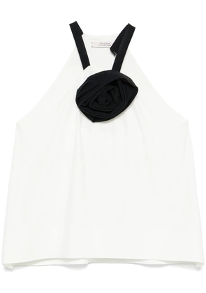 Dorothee Schumacher brooch-detail top - White