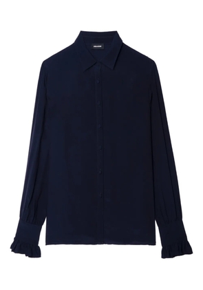 Zadig&Voltaire ruffled-cuff shirt - Blue