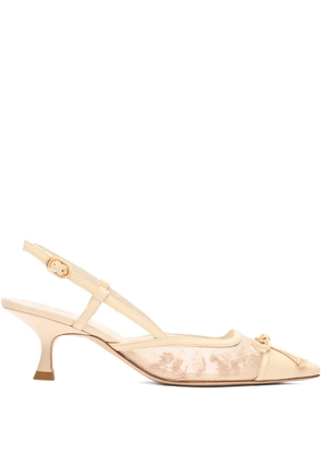 Stuart Weitzman 50mm Kitty pumps - Neutrals