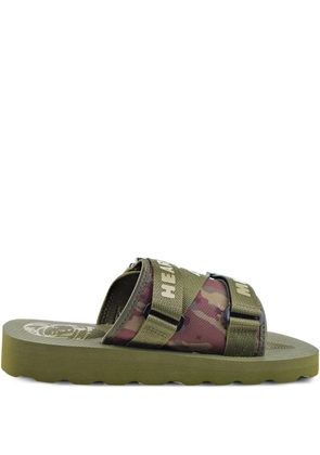 Billionaire Boys Club Eva Walker camouflage-print sandals - Green