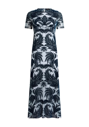 ETRO logo dress - Blue