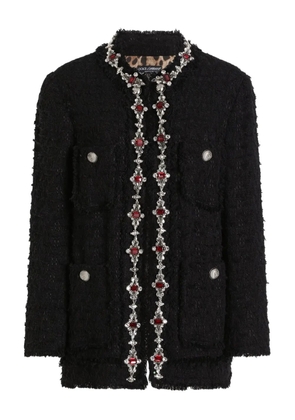 Dolce & Gabbana DNA crystal-embellished jacket - Black