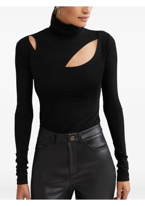 Marcella Dahlia cut-out top - Black