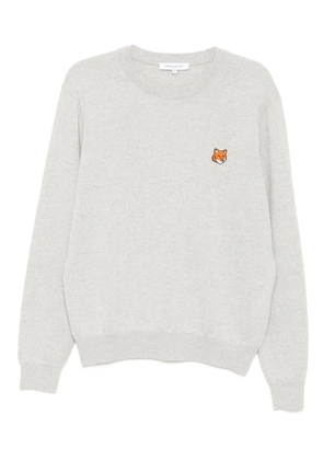 Maison Kitsuné fox head patch sweatshirt - Grey