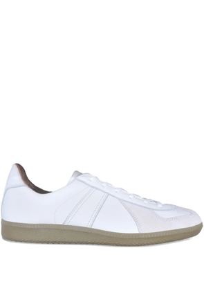 Reproduction of Found German Military leather panelled sneakers - White