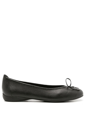Sarah Chofakian Sapatilha leather ballerina shoes - Black