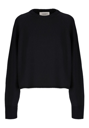 Laneus raglan-sleeve cropped jumper - Black
