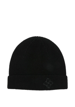 Tagliatore logo-embroidered beanie - Black