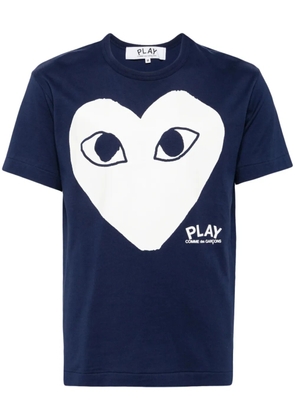 Comme Des Garçons Play heart-printed T-shirt - Blue