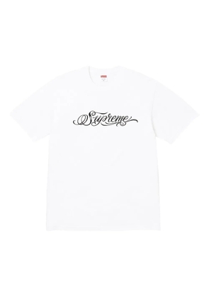 Supreme script T-shirt - White