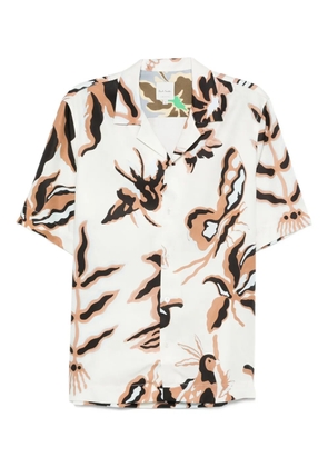 Paul Smith geometric-print shirt - White