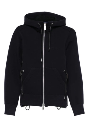 sacai zip top hoodie - Blue