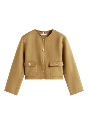 Tommy Hilfiger flap-pockets button-fastening jacket - Brown