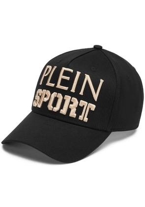 Plein Sport logo-embroidered baseball cap - Black