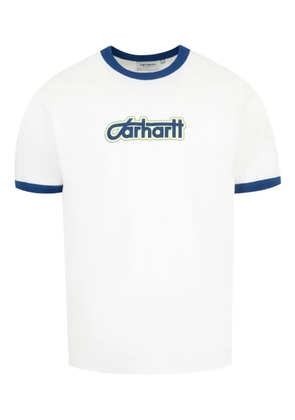 Carhartt WIP S/S Connection Script Ringer T-shirt - White