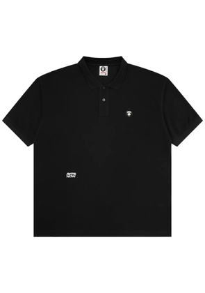 AAPE BY *A BATHING APE® cotton polo shirt - Black