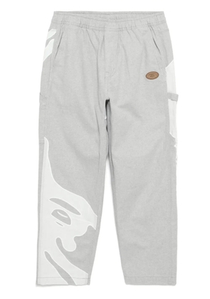AAPE BY *A BATHING APE® moonface-logo jeans - Grey