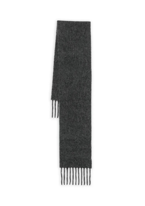 OUR LEGACY Estate fuzzy fringe scarf - Grey