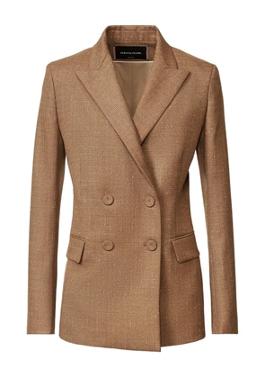 Fabiana Filippi double-breasted blazer - Brown