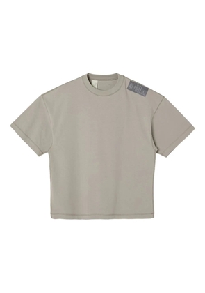 N.HOOLYWOOD label-detail short-sleeve T-shirt - Neutrals