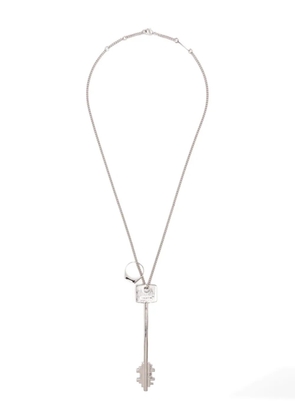 Rabanne key-ring pendant necklace - Silver