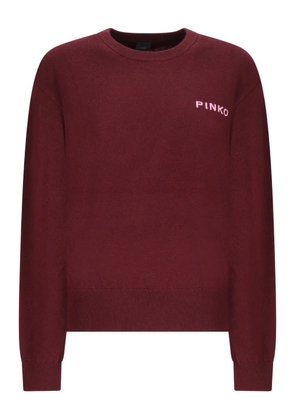 PINKO logo-embellished knit - Red