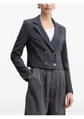 GUESS USA button double-breasted blazer - Grey