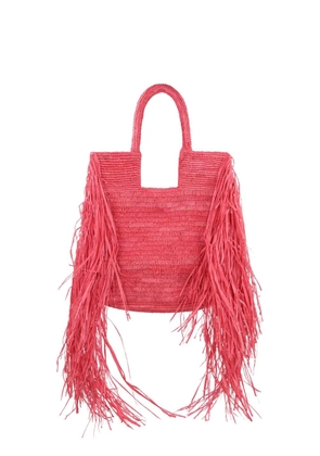 MADE FOR A WOMAN Kifafa Frange tote bag - Pink