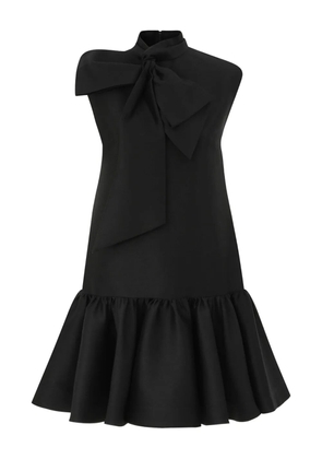 ZIMMERMANN tie-neck flared mini dress - Black