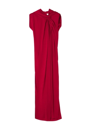 Lanvin draped maxi dress - Red
