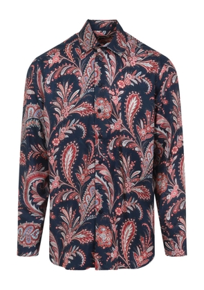 ETRO paisley shirt - Blue